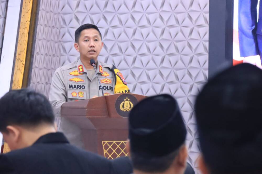 Kapolres Bojonegoro Imbau Warga Untuk Takbiran di Masjid