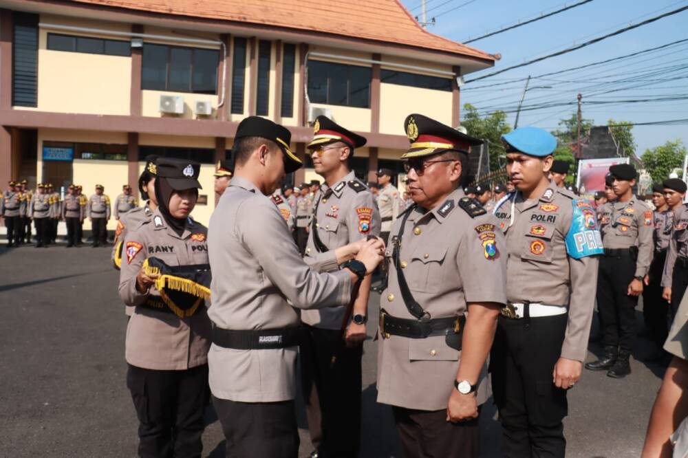 Kapolres Bojonegoro Pimpin Sertijab Tiga PJU dan Dua Kapolsek