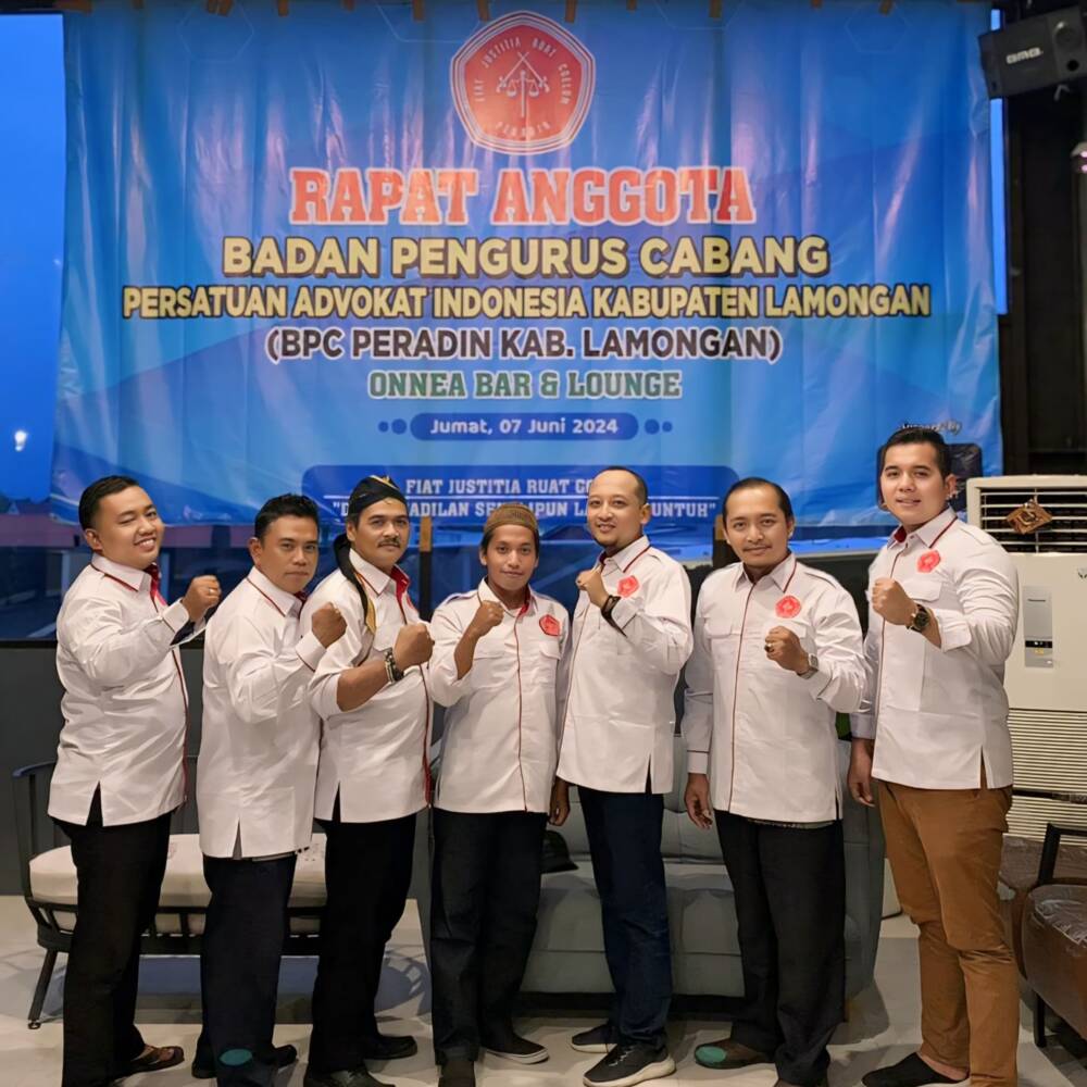 Susun Program Kerja, Rapat Anggota BPC Peradin Kabupaten Lamongan.