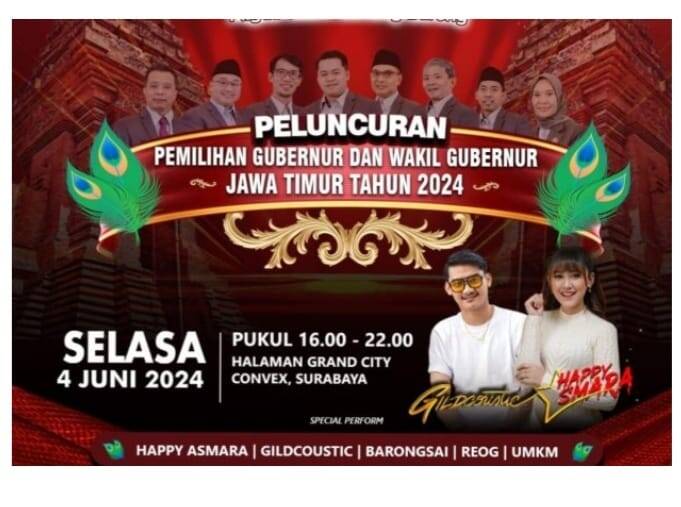 KPU Jatim Undang Artis dan Sewa Hall Grand City dalam Peluncuran Pilkada 2024, MAKI Jatim: Itu Uang Negara