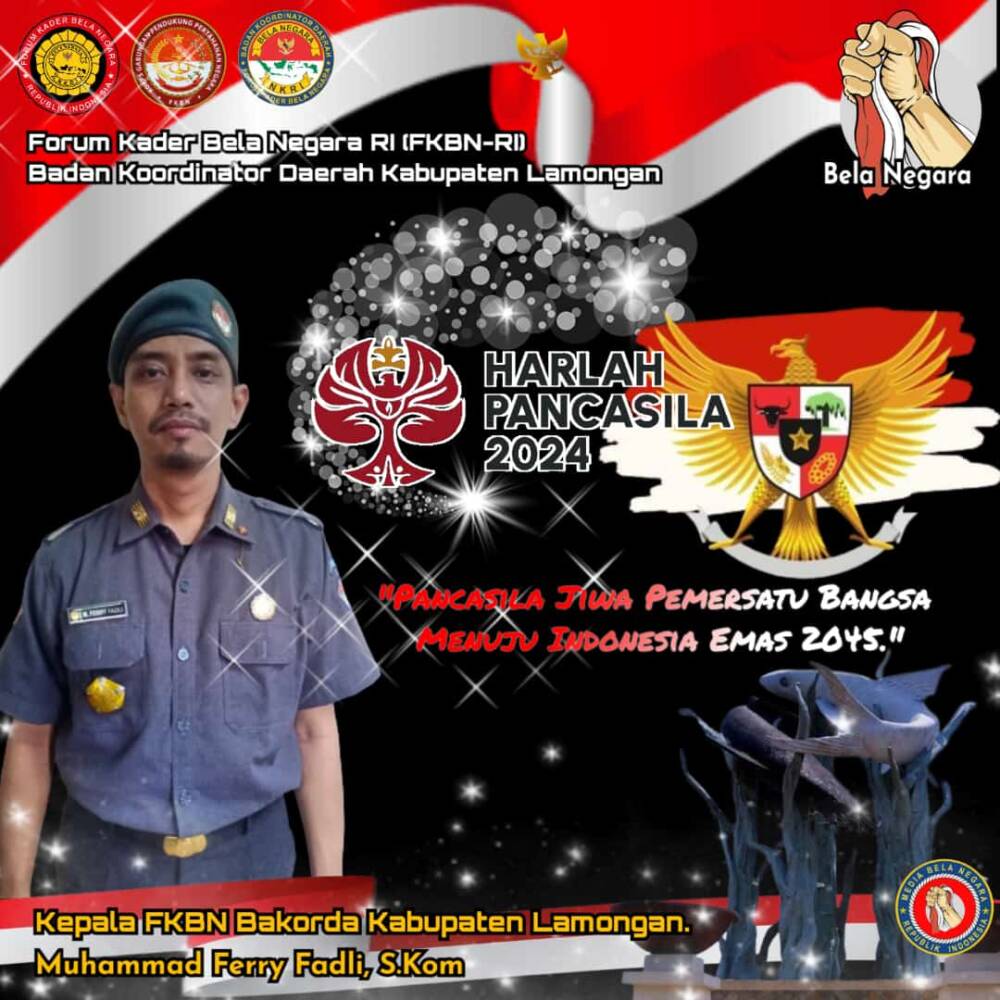 Momentum Harlah Pancasila, Kepala FKBN Bakorda Lamongan: Pancasila Jiwa&nbsp;Bangsa