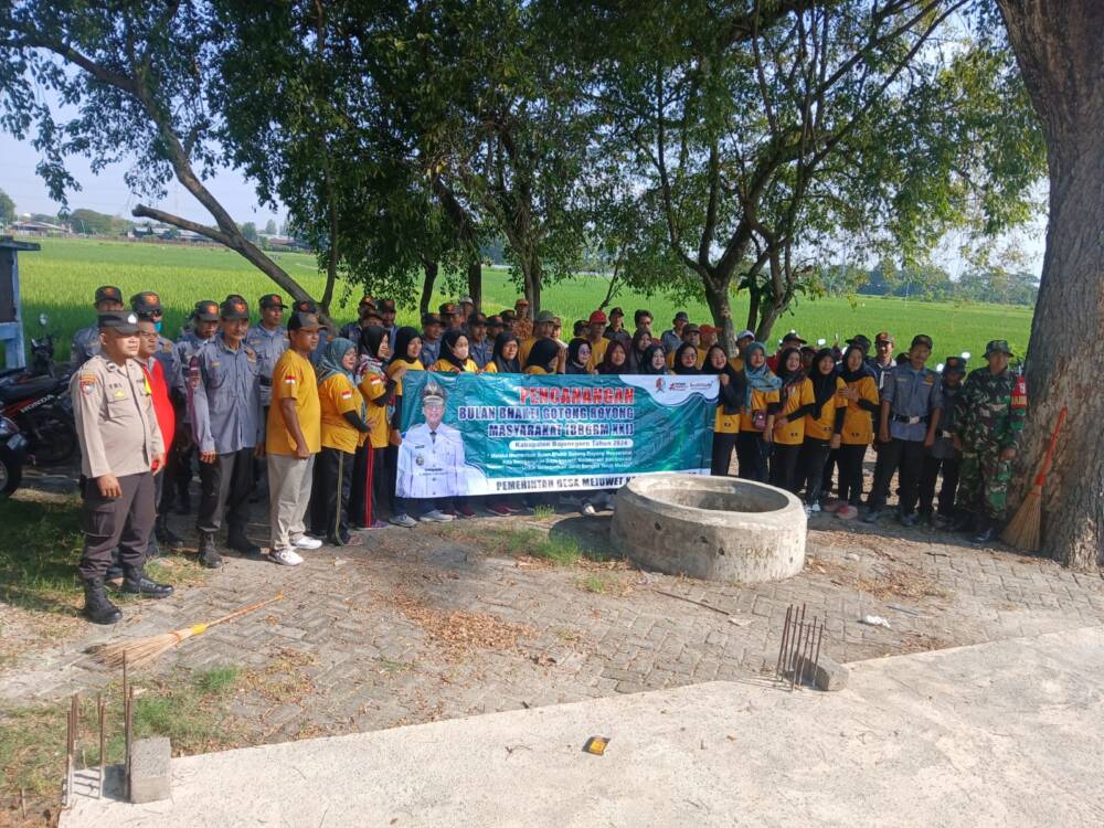 BBGRM, Pemdes Mejuwet Bojonegoro Bersih-bersih Area&nbsp;Sumurgede