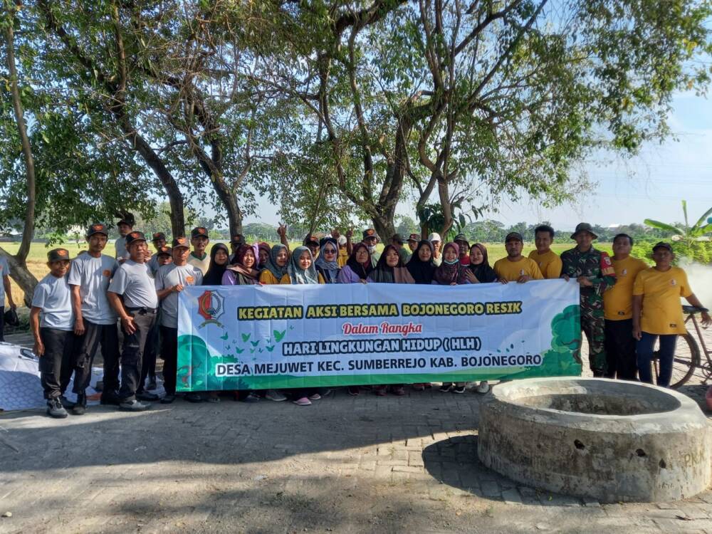 Hari Lingkungan Hidup se-Dunia, Pemdes Mejuwet Beraksi