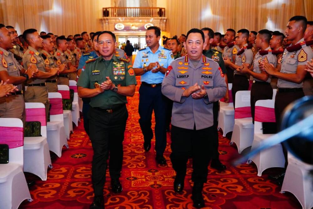 Panglima TNI dan Kapolri Beri Bekal Capaja TNI-Polri&nbsp;2024