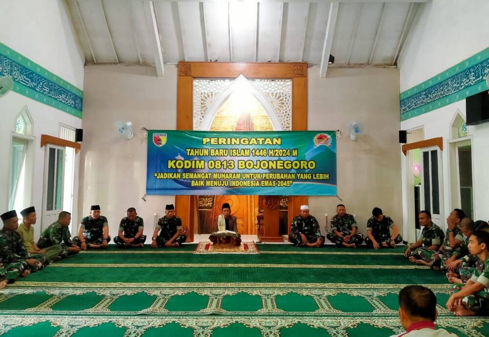 Kodim Bojonegoro Peringati 1 Muharram 1446&nbsp;H