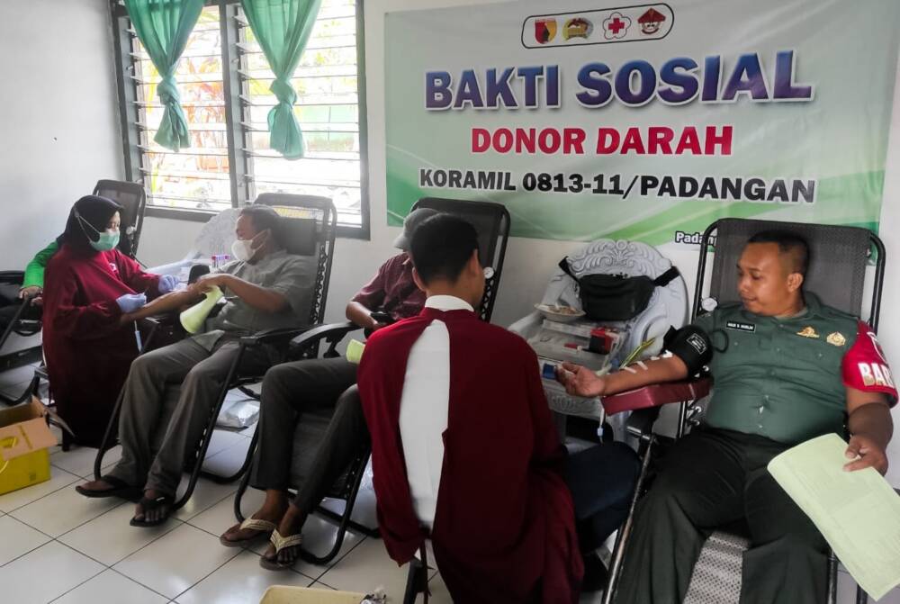 Koramil Padangan Bojonegoro Donor&nbsp;Darah