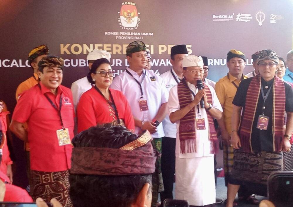 Berkas Dinyatakan Lengkap, Wayan Koster Resmi Mendaftar ke KPU&nbsp;Bali