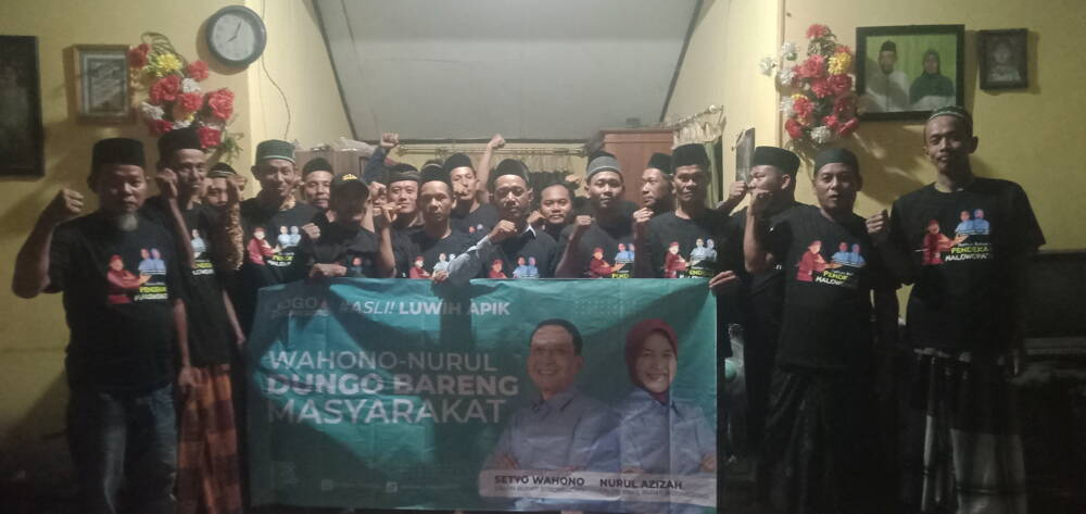 Warga Ngemplak Dungo Bareng, Siap Dukung Wahono-Nurul di Pilkada Bojonegoro&nbsp;2024