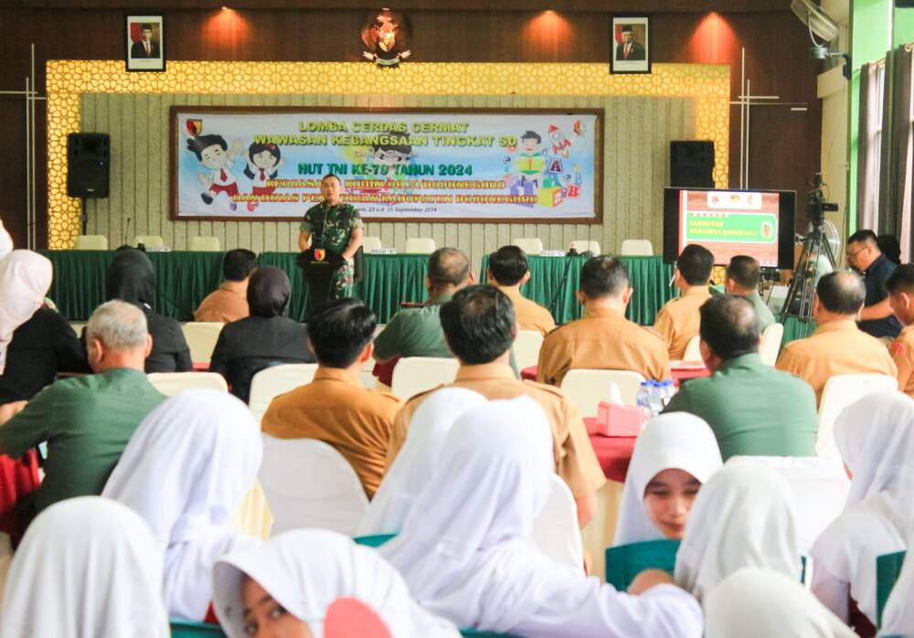 Dandim Bojonegoro Buka Lomba Cerdas Cermat Wawasan&nbsp;Kebangsaan
