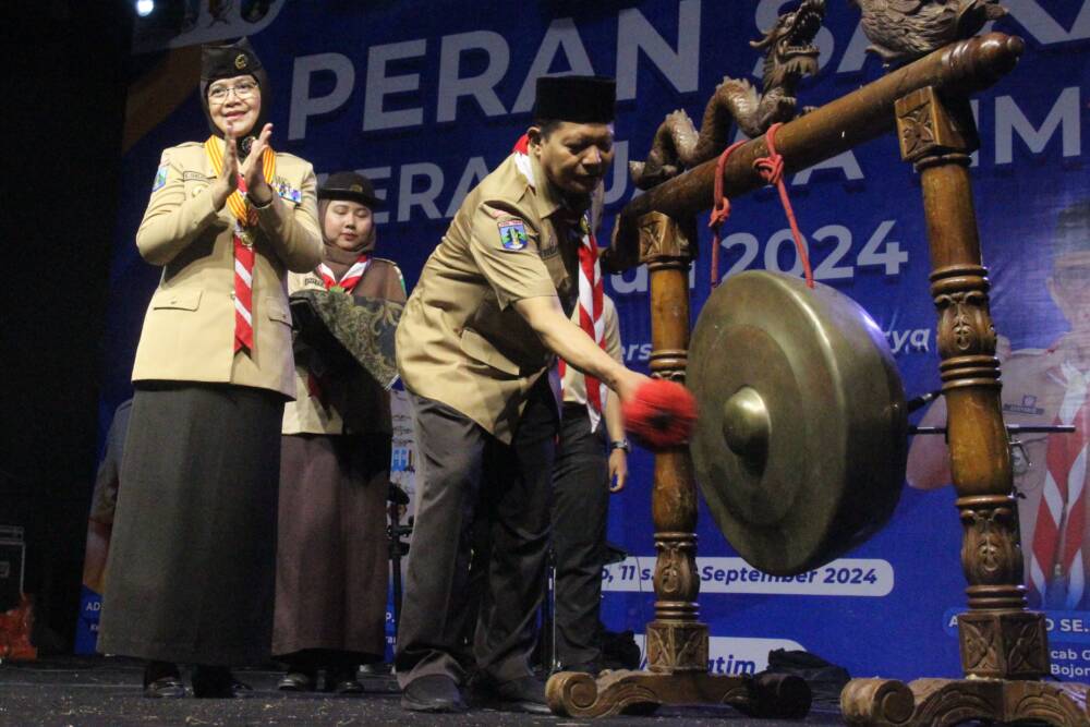 Perkemahan Peran Saka Pramuka Jatim 2024 di Bojonegoro&nbsp;Ditutup