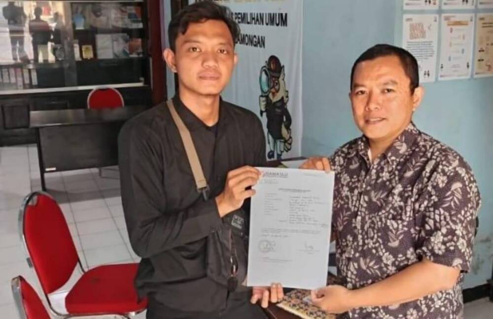 Laporan ke Bawaslu Ditolak, Tim Sentra Gakkumdu Lamongan Diminta&nbsp;Bertindak