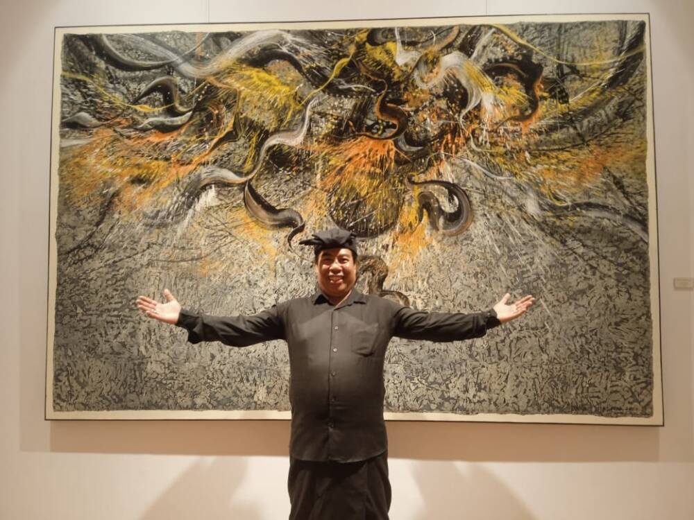 Layers Dimention dari I Made Dollar Astawa Gelar Pameran Tunggal di Santrian Art&nbsp;Hotel