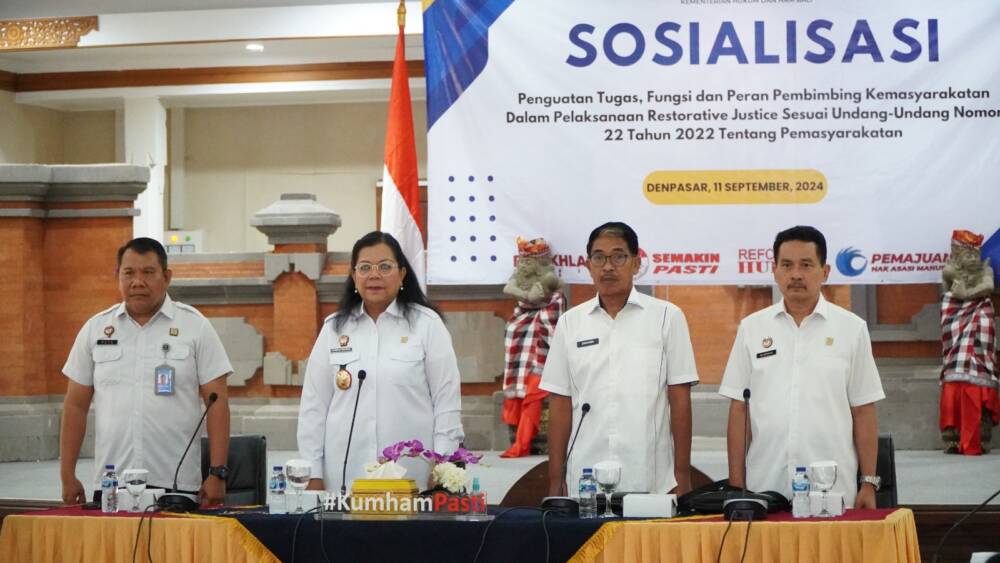 Lapas Kerobokan Ikuti Zoom Bersama Ditjenpas Bali